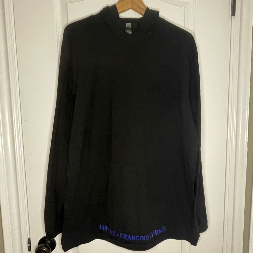 Marithe Fracois Girbaud Black Branded Hoodie